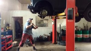 Замена втулки балки Нива