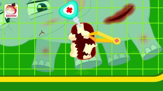 Save the Elephant | Animal Rescue Team | with alan | for toddlers | REDMON