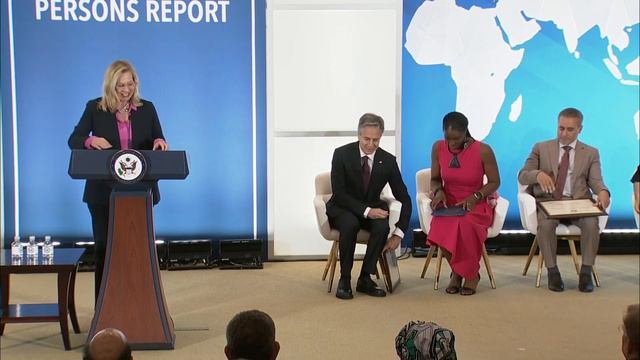 Secretary Blinken Hosts The 2023 Trafficking In Persons Report Launch Ceremony
