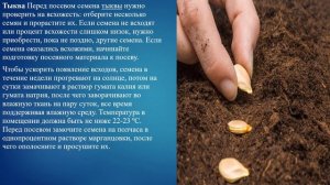Занятие №4 Объединение «Юный агроном».