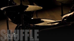 Simple Shuffle Drum Track 90 bpm