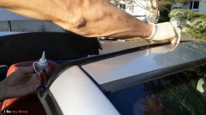 How to fix a leaking roof (water leak) - Mercedes SL (R230)