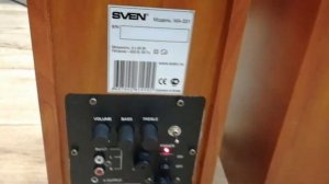 обзор колонок СВЕН-331 с блютузом