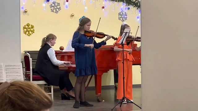 Логинова Олеся и Заплатина Светлана.Грубер,, Тихая ночь’’ смотреть онлайн