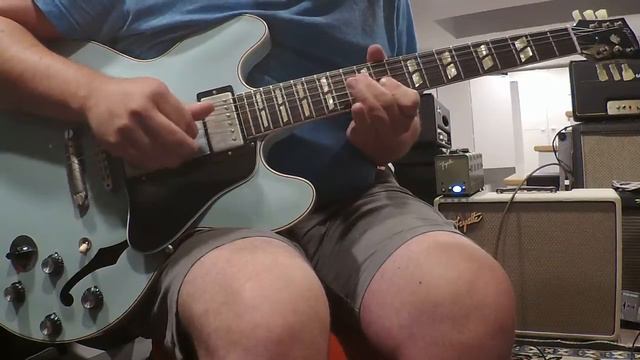 Fryette Aether with Gibson CS 1964 Reissue in Seafoam Green смотреть онлайн