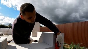 ? Одноэтажный Дом из газоблока своими руками. 2 часть.