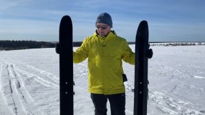 Лыжи охотничьи деревянные с камусом , пластик с полоской камуса— выводы после тестов!