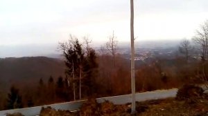 View of Zagreb from Mt Medvednica