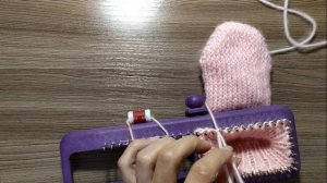 Носочки на луме 2 часть/Socks on the luma 2 part