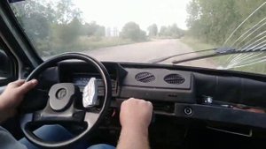 Ока на резине от мотоблока.