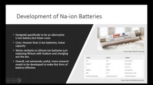 Developments in Energy Storage (Batteries)