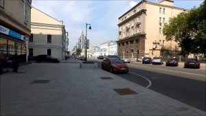 Москва. Прогулка от метро Пушкинская до сада Эрмитаж 走在莫斯科 walk in Moscow