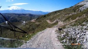 Большой Бермамыт. Часть дороги к плато Бечасын. Селевой участок.