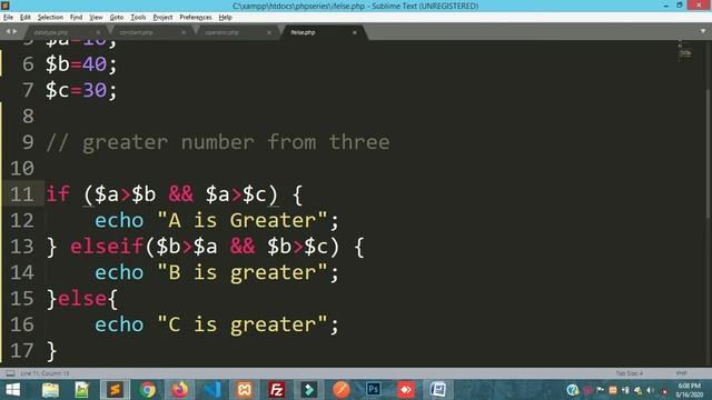 Logical Operators in PHP (Hindi)