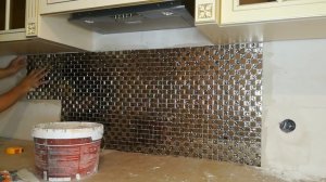 мазайка кухняға (укладка фартук на кухне)