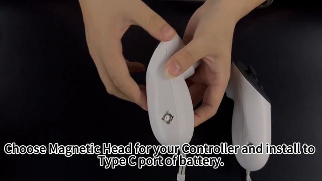EJGAME Magnetic Fast Charger Dock Compatible with MetaOculus Quest 3