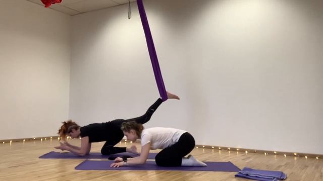 Аэройога + Йога на коврике. 60 минут смотреть онлайн