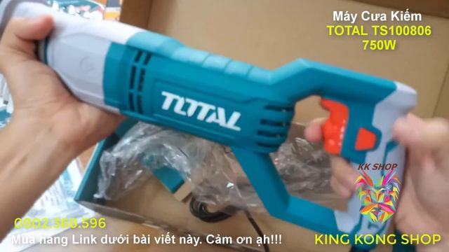 Mở Hộp Máy Cưa Kiếm TOTAL TS100806 750W смотреть онлайн
