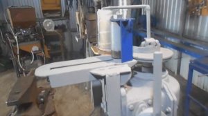 ручной станок для ковки через редуктор   очень просто !!!manual machine forging through .