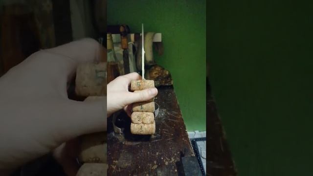 Рукоять для ножа из пробки своими руками смотреть онлайн