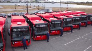 Поставка новых экологичных автобусов в Казань