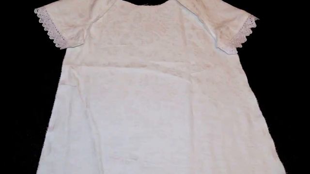 Как сшить крестильное платье за час своими руками #DIY How to sew dress / Tutorial смотреть онлайн