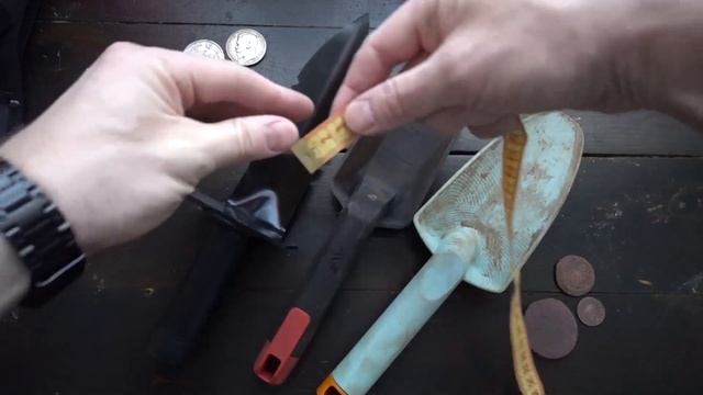 Нож кладоискателя\совок кладоискателя - ОБЗОР, плюс сравнение с совками Fiskars и Minelab