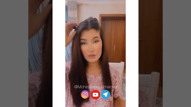 Sochni Ukladka qilish/ Укладка/ Тез Ва Осон Соч турмаклаш / Уйда Тез укладка килиш сири смотреть онлайн