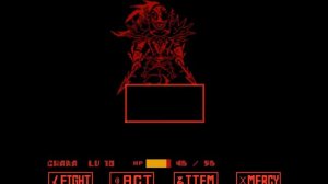 Бой с бессмертной андайн Underfell