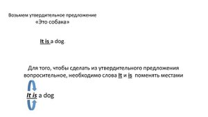 вопросительное предложение из утвердительного в английском языке