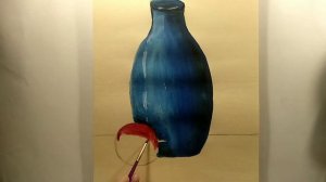 урок 2/ как правильно раскрасить вазу/ рисунок красками/ уроки рисования