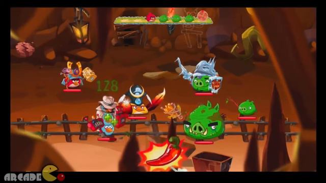 Angry Birds Epic NEW Cave 13 Unlocked Uncharted Plains Level 6 Walkthrough IOS смотреть онлайн