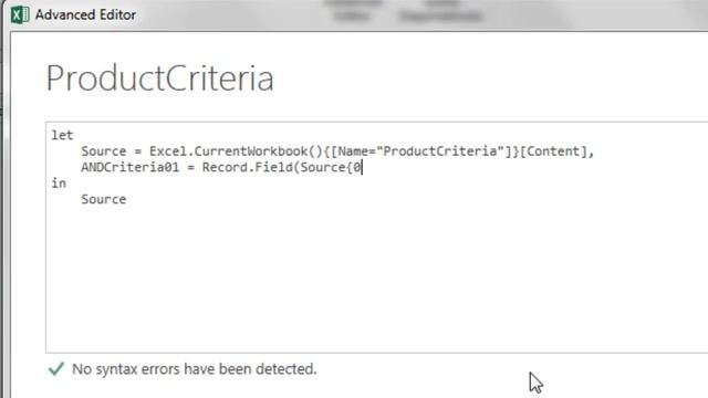 Excel Magic Trick 1349: Power Query with Input Variables from Excel Sheet to Extract Records