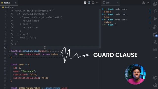 GUARD CLAUSES in JavaScript, Simplified
