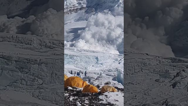 Everest Avalanche #everest #nepal #avalanche | pega sherpa