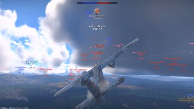Warthunder: Ta-154 Air Arcade Battle - 5 kill in 40 seconds смотреть онлайн