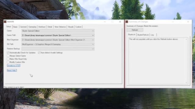 The BEST INI GRAPHICS Settings | BethINI Skyrim Special Edition 2019 Fast Tutorial