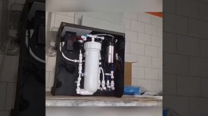 Сборка фильтра обратного осмоса для кофейни Ecosoft RObust 1000