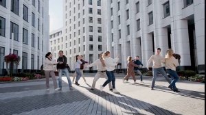 Парный танец хастл от учеников студии Alpha Dance