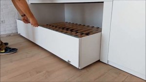 двусторонний шкаф с выкатной кроватью \ БОЛЬШОЙ БАРЬЕРНЫЙ ШКАФ