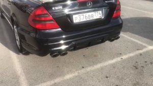 Выхлоп AMG w211 E500