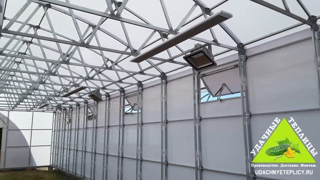Спецзаказ: Теплица "Дачная Сказка - Премиум" 6x14 м с молочным поликарбонатом и фитоосвещением смотреть онлайн