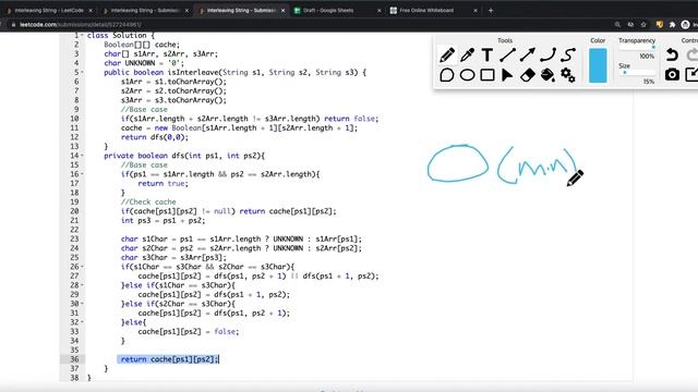 [Java] Leetcode 97. Interleaving String [DP Subsequence #6] смотреть онлайн