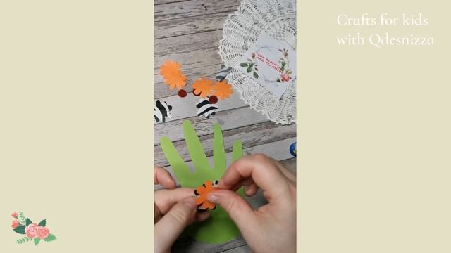 Кактус в горшочке для мамули. Открытка своими руками. Поделки для детей. / Crafts for kids. DIY смотреть онлайн