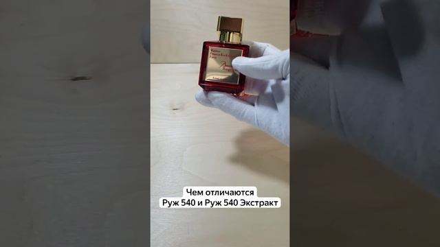 Чем отличается Баккара  Руж 540 Классический от Экстракта. Селективная парфюмерия #тестершоп
