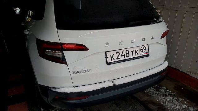 Зимние проблемы SKODA KAROQ."Аварийное" открывание багажника. смотреть онлайн