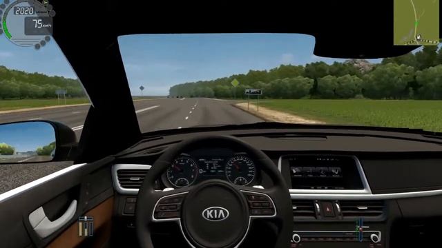 City Car Driving Kia Optima 2022 смотреть онлайн