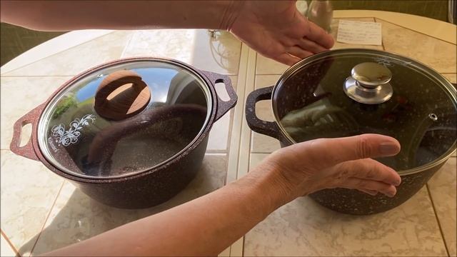 Новые литые кастрюли.