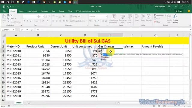 How to Create Utility Bills in Microsoft Excel. 25