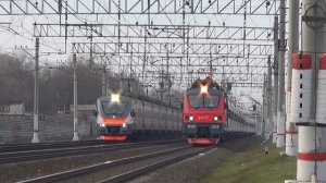 Электровоз ЭП20-003 с фирменным поездом Кубань №30 Москва - Новороссийск